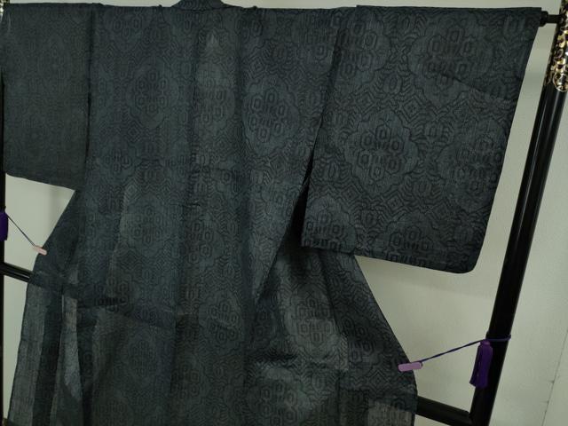 平和屋本店＊極上　夏物　重要無形文化財　本場宮古上布　花菱　苧麻　逸品　DZAB5877kh6