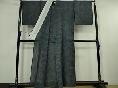 平和屋本店＊極上　夏物　重要無形文化財　本場宮古上布　花菱　苧麻　逸品　DZAB5877kh6