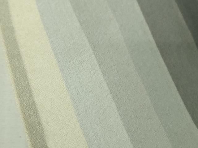 平和屋着物＊極上 夏物 明石ちぢみ 間道 正絹 逸品 DZAB5879kh6