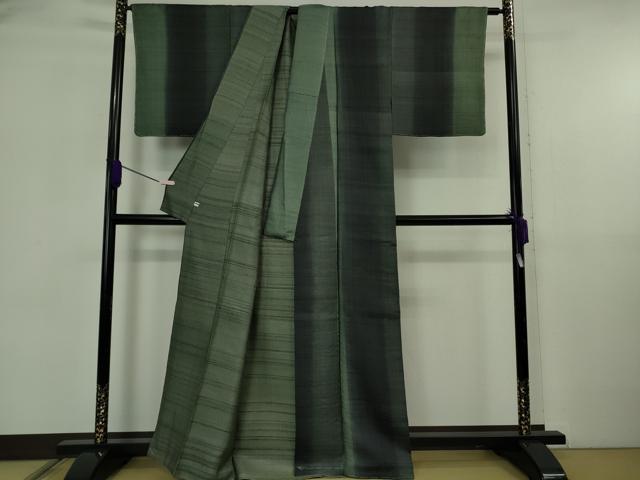 平和屋本店●極上　インド・アッサム　野蚕糸　手織　ムガシルク　間道　逸品　未使用　DZAB5890kh6