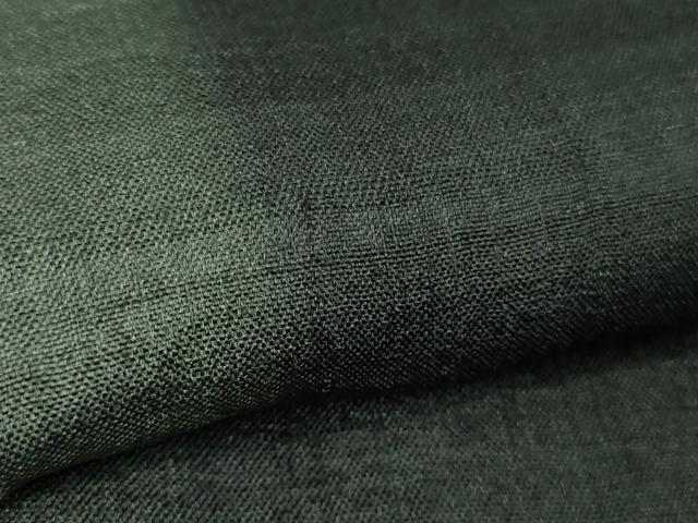 平和屋本店●極上　インド・アッサム　野蚕糸　手織　ムガシルク　間道　逸品　未使用　DZAB5890kh6