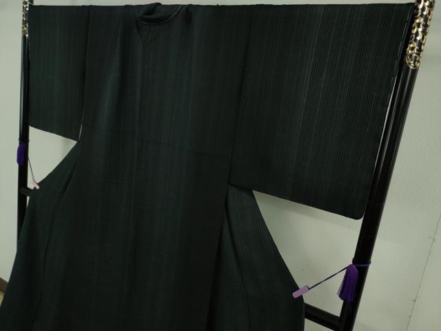 平和屋着物○極上 小紋 間道 暈し染め やまと誂製 ロング丈