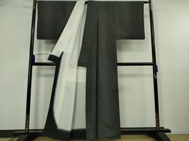 平和屋着物●極上　本塩沢　やまだ織　雪の中のきれ　小山マサイ作　110亀甲　証紙付き　逸品　未使用　DZAB5894kh6 平和屋着物○極上 本塩沢 やまだ織 雪の中のきれ 小山マサイ
