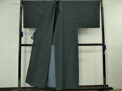 平和屋本店▽極上 男性 本塩沢・長襦袢セット 単衣 キングサイズ 伝統工芸士 中島清志 中田屋 120亀甲 三越 証紙付 逸品 未使用DZAB5895kh6