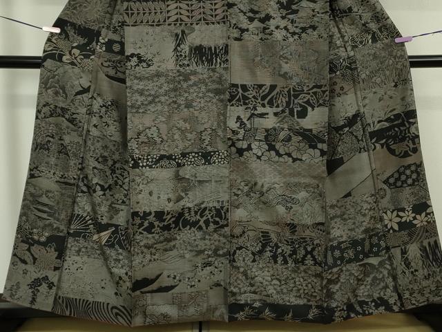 平和屋着物●極上　本場染大島紬　9マルキ　百柄　逸品　DZAB5897kh6