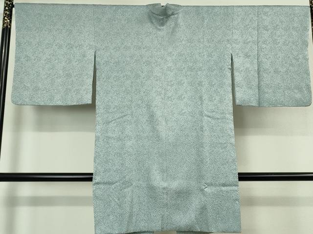 平和屋着物∞極上　名門　藤娘きぬたや・総絞り　杢目絞り　道中着　さが美扱い　ロング丈　逸品　DZAB5619kh6 平和屋本店＊極上 夏物 名門 藤娘きぬたや・総絞り 杢目絞り 小紋 絽