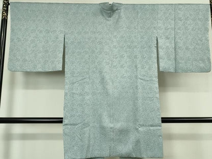平和屋着物∞極上　名門　藤娘きぬたや・総絞り　杢目絞り　道中着　ロング丈　逸品　DZAB5902kh6