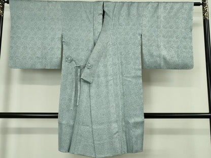 平和屋着物∞極上　名門　藤娘きぬたや・総絞り　杢目絞り　道中着　ロング丈　逸品　DZAB5902kh6