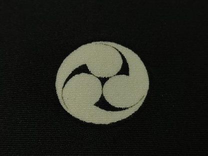 平和屋本店●極上　創業130年　江戸染繍友禅　大彦　黒留袖　刺繍　鳳凰唐草花文　金糸　三越扱い　逸品　DZAB5906kh6