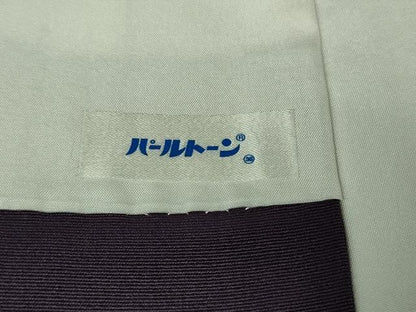 平和屋本店●極上　ジャパンオートクチュール　渡辺雪三郎　訪問着　花唐草文　深紫色地　金彩　ロング丈　逸品　DZAB5909kh6