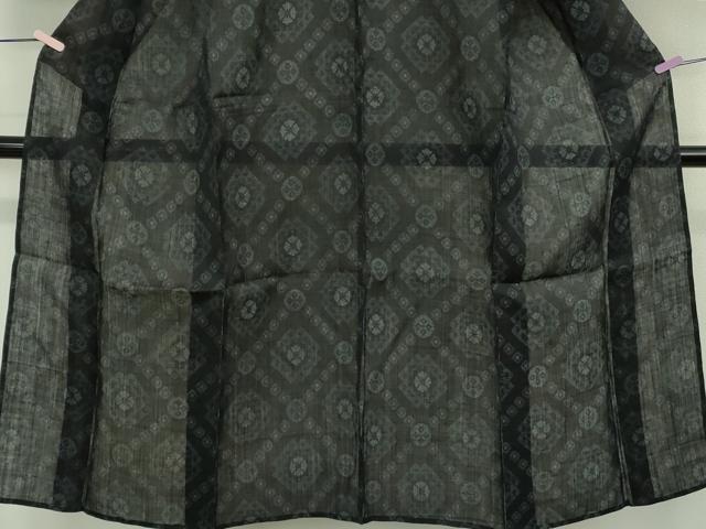 平和屋本店＊極上 夏物 重要無形文化財 本場宮古上布 苧麻 菱文 逸品 未使用 DZAB5925kh6