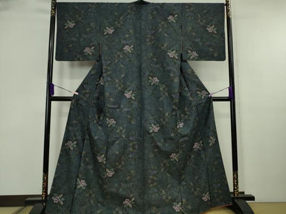 平和屋着物●極上　都喜ヱ門　本場大島紬　7マルキ　泥染　夢見る日々　藤絹織物謹製　証紙付き　逸品　DZAB5930kh6
