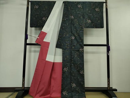 平和屋着物●極上　都喜ヱ門　本場大島紬　7マルキ　泥染　夢見る日々　藤絹織物謹製　証紙付き　逸品　DZAB5930kh6