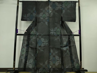 平和屋本店＊極上 夏物 重要無形文化財 本場宮古上布 花菱 苧麻 逸品 DZAB5934kh6