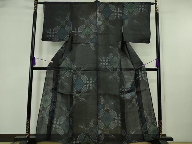 平和屋本店＊極上 夏物 重要無形文化財 本場宮古上布 花菱 苧麻 逸品 DZAB5934kh6
