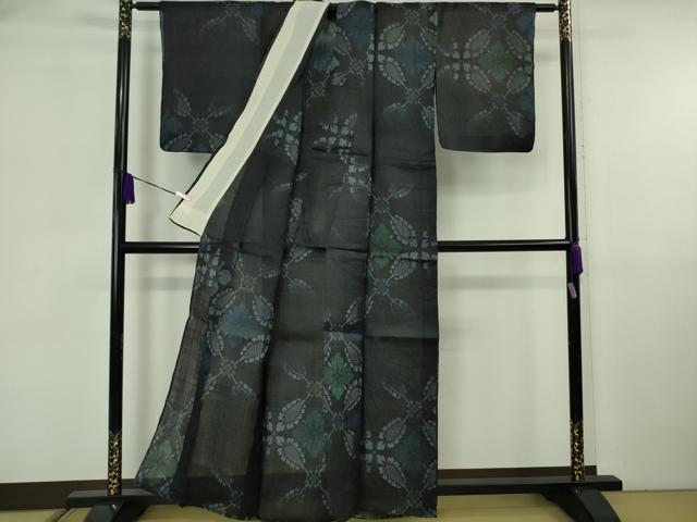 平和屋本店＊極上 夏物 重要無形文化財 本場宮古上布 花菱 苧麻 逸品 DZAB5934kh6