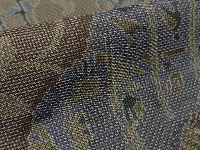 平和屋着物●極上　都喜ヱ門　本場大島紬　泥染　総絣　壁画訪人　藤絹織物謹製　さが美扱い　証紙付き　逸品　DZAB5940kh6