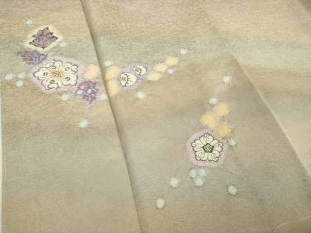 平和屋着物●極上　久保田一竹　幻の辻が花　訪問着　暈し染め　金通し地　逸品　未使用　DZAB5941kh6