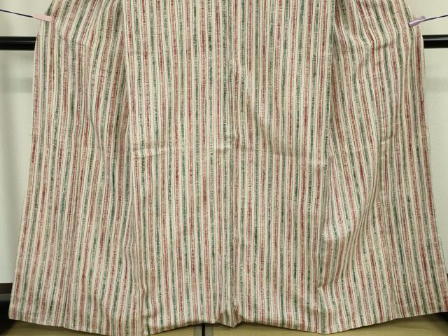 平和屋本店●極上　染司よしおか　五代目　吉岡幸雄　紬　間道　逸品　DZAB5944kh6