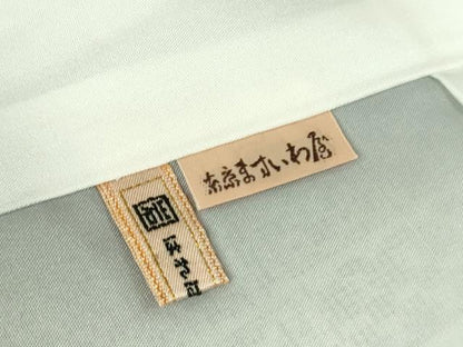 平和屋本店●極上　本場大島紬　白大島　白絣　結かすり　窪田織物謹製　ますいわ屋扱い　証紙付き　逸品　未使用　DZAB5945kh6