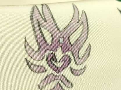 平和屋着物●極上　塩瀬　九寸名古屋帯　手描き　隈取り　金彩　逸品　DZAB5965kh6