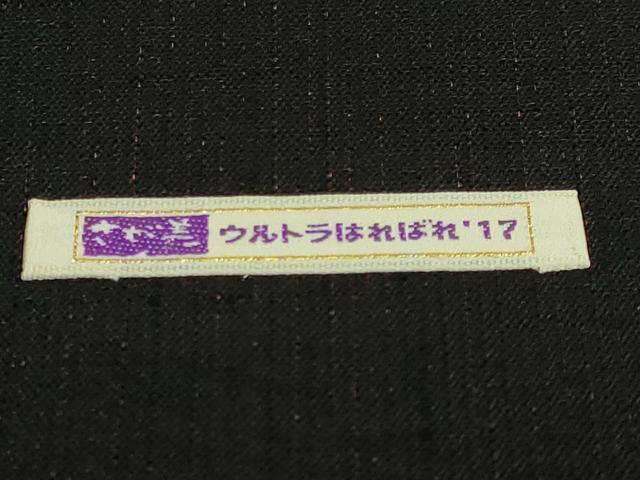 平和屋着物●極上　九寸開き名古屋帯　クモの巣　黒地　金糸　さが美扱い　逸品　DZAB5966kh6