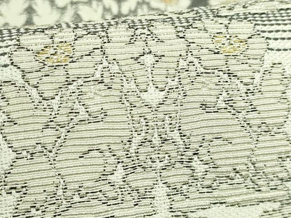 平和屋着物●極上　六通柄袋帯　輪奈織　花兎　金糸　逸品　DZAB5975kh6