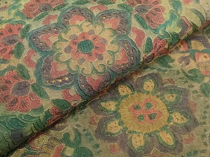 平和屋本店●極上　中国三大刺繍　スワトウ相良刺繍　総刺繍　袋帯　鳥獣花文　金彩　逸品　DZAB5983kh6