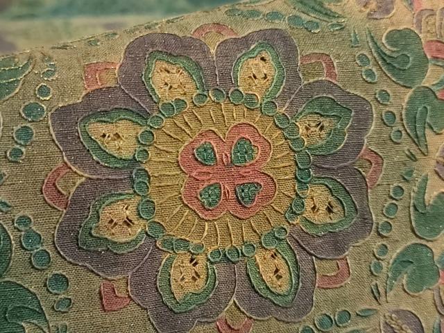 平和屋本店●極上　中国三大刺繍　スワトウ相良刺繍　総刺繍　袋帯　鳥獣花文　金彩　逸品　DZAB5983kh6