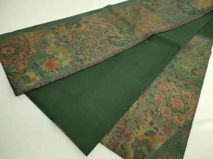 平和屋本店●極上　中国三大刺繍　スワトウ相良刺繍　総刺繍　袋帯　鳥獣花文　金彩　逸品　DZAB5983kh6