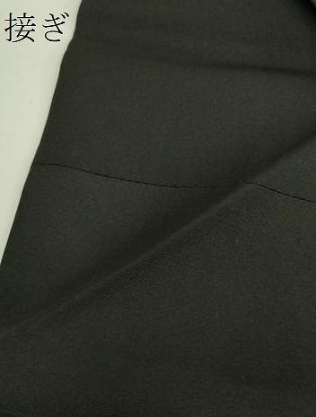 平和屋着物●極上　塩瀬　九寸名古屋帯　刺繍　吹き寄せ花文　黒地　金彩　逸品　DZAB5994kh6