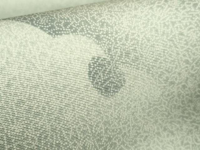 平和屋本店●極上　小紋師　藍田正雄　江戸小紋　塩瀬　九寸名古屋帯　家内安全　雪輪　逸品　DZAB5995kh6