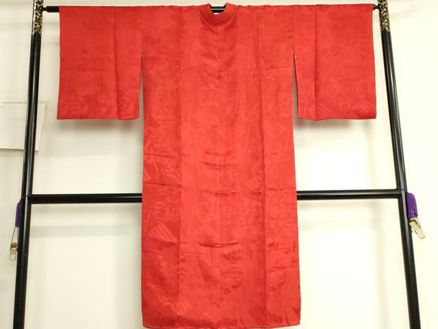 平和屋着物●アンティーク　大正ロマン　長襦袢　袷　花源氏香地紋　逸品　DZAB6033kh6