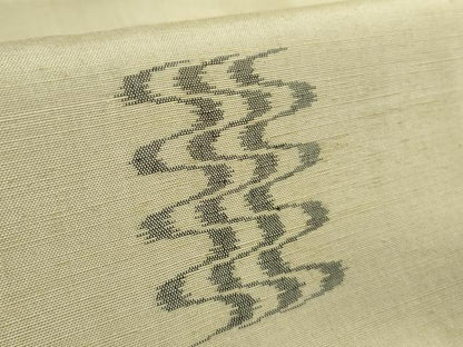 平和屋着物▽極上　本場琉球絣　紬　単衣　野原俊雄作　手おり　証紙付き　逸品　未使用　DZAB6065kh6