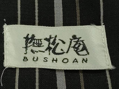 平和屋着物＊極上 夏物 撫松庵 セオアルファ 訪問着 草花文 黒地 洗える着物 逸品 DZAB6069kh6