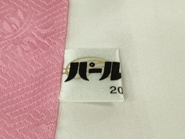 平和屋着物●極上　小紋　テディベア　くま　薄紅梅色地　逸品　未使用　DZAB6095kh6