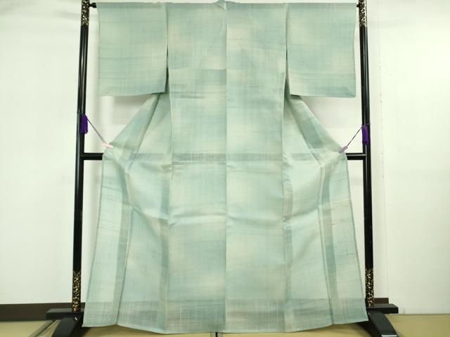 平和屋本店＊極上　夏物　紬　暈し染め　反端付き　逸品　未使用　DZAB6111kh6