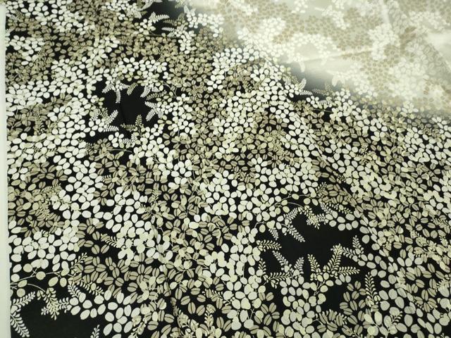 平和屋本店●極上　訪問着　花萩文　暈し染め　金彩　逸品　DZAB6132kh6