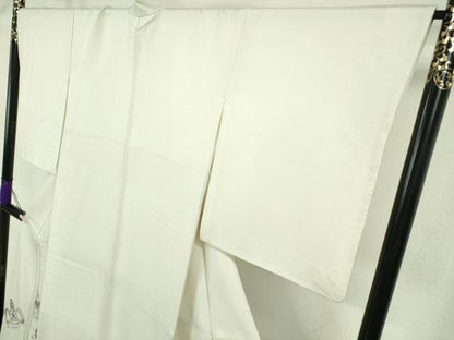 平和屋本店●極上　洛楽人工房　訪問着　手描き　鬼　象牙色地　逸品　未使用　DZAB6136kh6