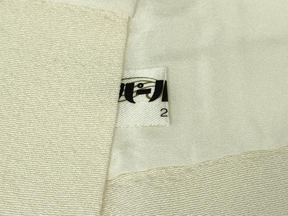平和屋本店●極上　訪問着　手描き　龍　象牙色地　逸品　DZAB6140kh6