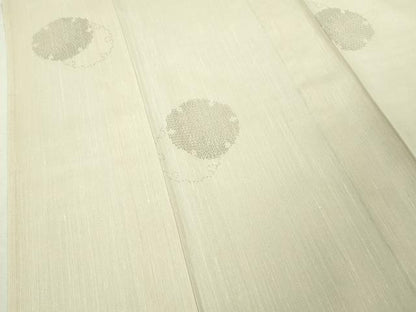 平和屋本店＊極上　夏物　結城紬　夏結城　100亀甲　飛び亀甲柄　雪輪重ね　逸品　DZAB6144kh6