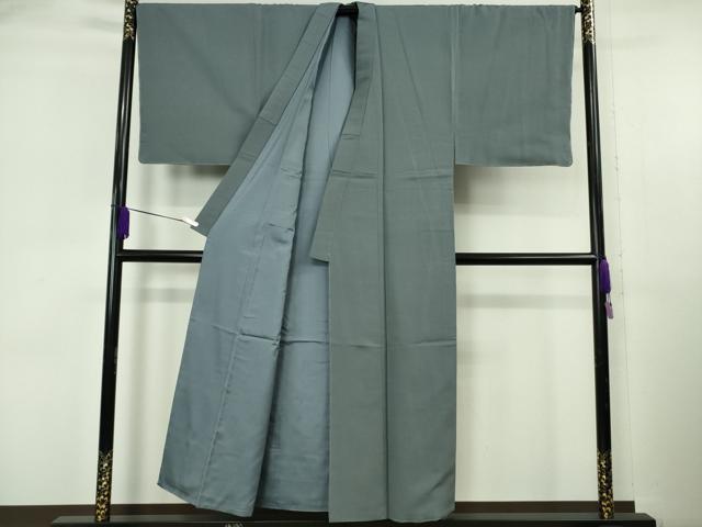 平和屋本店●極上　男性　色紋付　長羽織・兵児帯セット　舛花色×濃藍色　逸品　未使用　DZAB6155kh6
