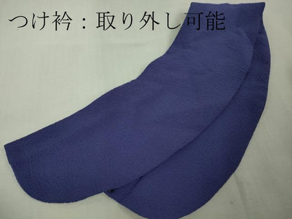 平和屋着物∞極上　コート作家　三本賢　和装コート　ロングコート　金彩　つけ衿付き　逸品　DZAB6159kh6