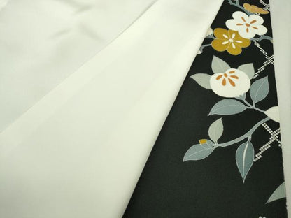 平和屋本店●極上　創業460年・千總　黒留袖　駒刺繍　籬花文箱　金彩　高島屋扱い　逸品　未使用　DZAB6161kh6