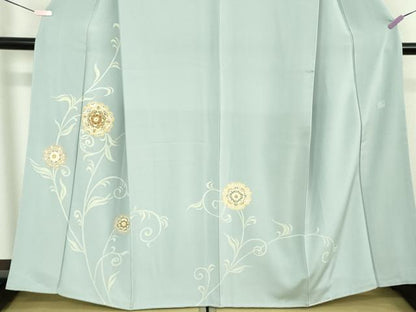 平和屋本店●極上　創業460年・千總　訪問着　駒刺繍　正倉院草花文　金彩　逸品　未使用　DZAB6167kh6