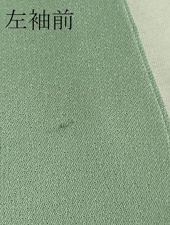平和屋本店●極上　創業460年・千總　色留袖　駒刺繍　鬘帯雪輪花文　山葵色地　金彩　三越扱い　逸品　DZAB6173kh6