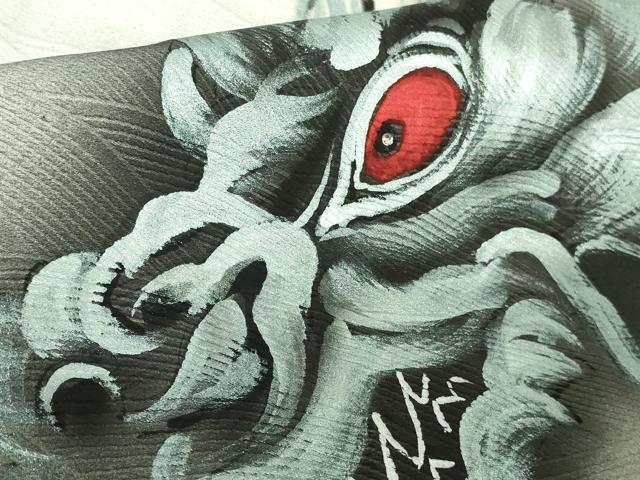 平和屋本店●極上　訪問着　手描き　龍　スパンコール　白地　金銀彩　逸品　未使用　DZAB6175kh6