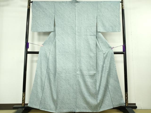 平和屋本店●極上　藍造り国選定無形文化財　藍師・佐藤昭人 藍染師・矢野和仁　小紋　総絞り　さが美扱い　認定証付き　逸品　DZAB6180kh6