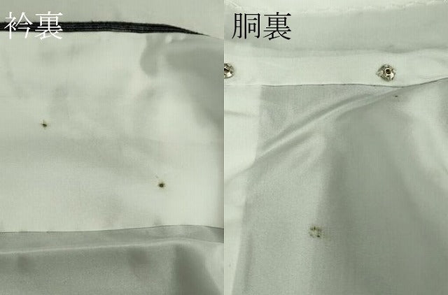 平和屋本店●極上　本場結城紬　重要無形文化財　奥順謹製　100亀甲　間道　藍墨茶色地　証紙付き　逸品　DZAB6189kh6