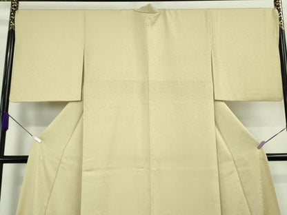 平和屋着物●極上　洗える最高級着物　＜英＞はなぶさ謹製　色無地　蒸栗色　逸品　DZAB6193kh6